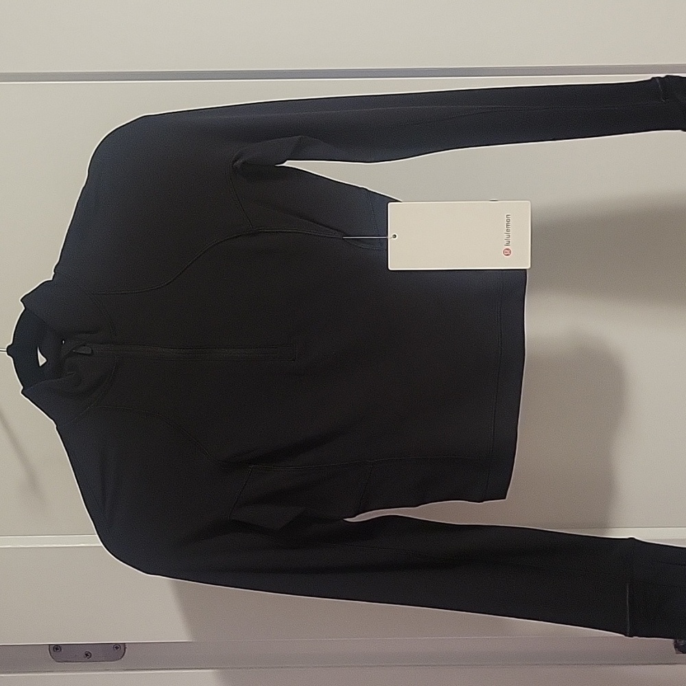 Lululemon It's Rulu Run 1/2 Zip Size 2 Black
